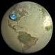 The world’s water: The largest blue sphere represents the total volume of all water on Earth; the second largest represents all fresh liquid water in the ground, lakes, swamps, and rivers; and the smallest sphere represents freshwater in lakes and rivers only.